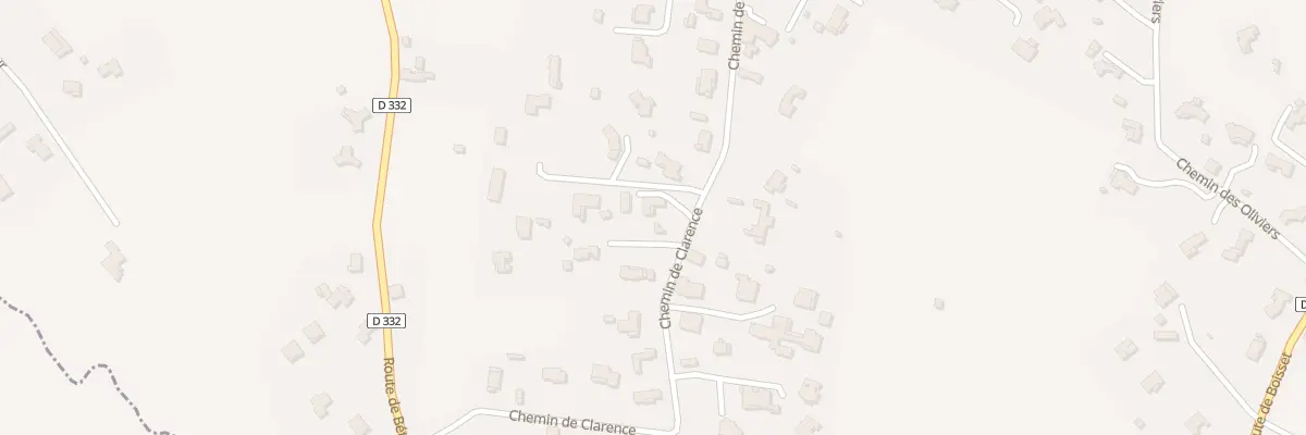 Plan du 409A Che de Clarence à Bagard