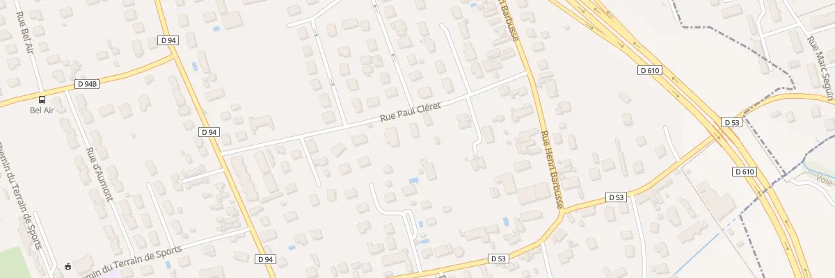 Plan du 18 Rue Paul Cleret à La Rivière-de-Corps