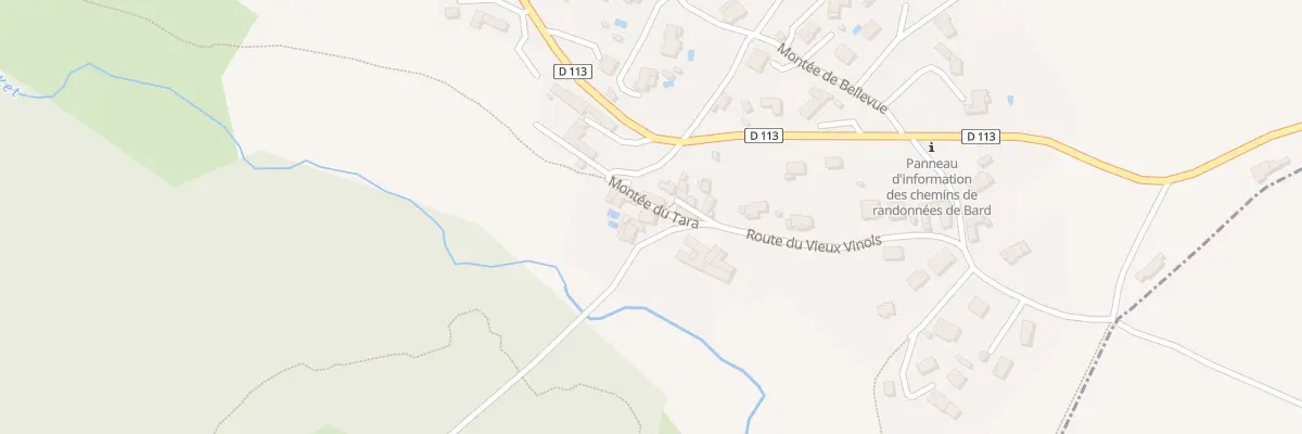 Plan du 7 Mte du Tara à Bard