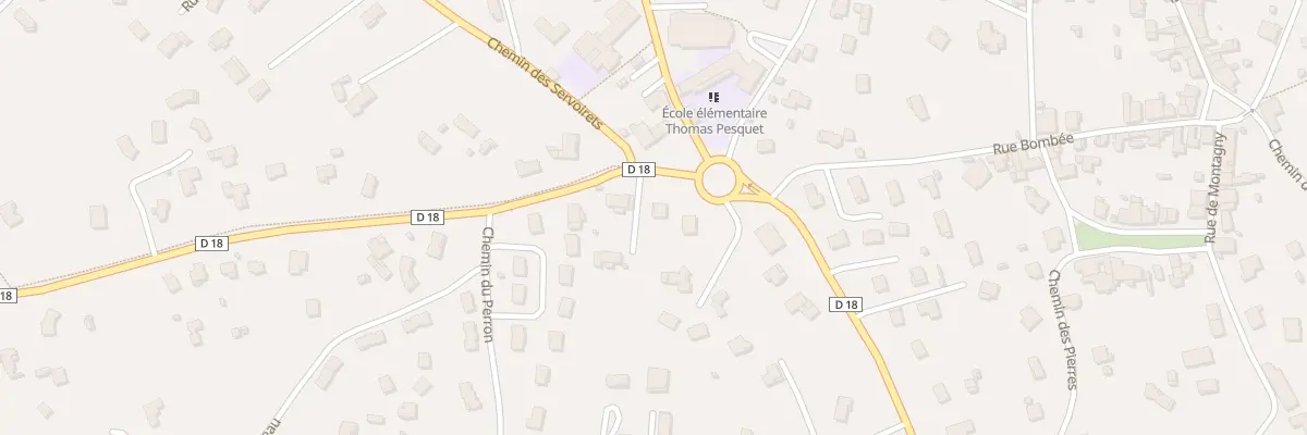 Plan du 23 Rte de St Sulpice à Villerest