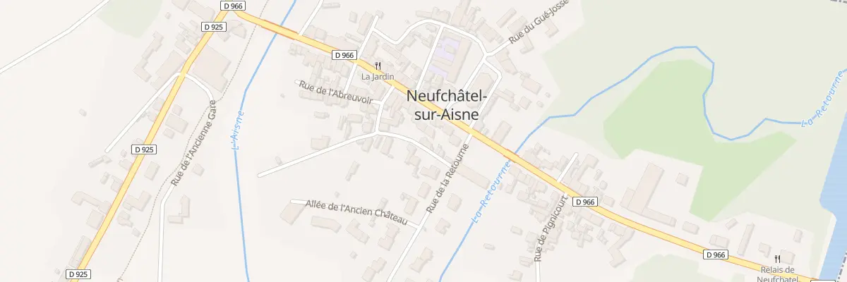 Plan du 4 Rue des Fillettes à Neufchâtel-sur-Aisne