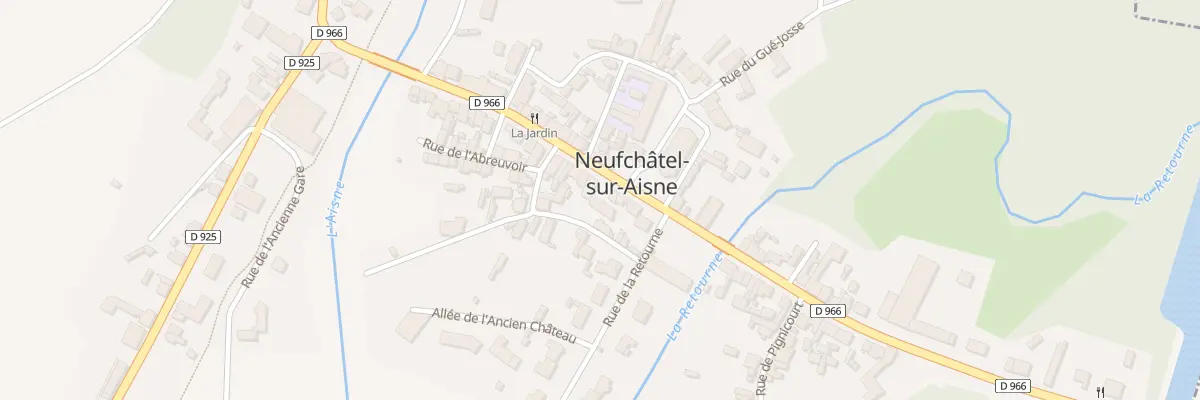 Plan du 7 Rue Principale à Neufchâtel-sur-Aisne