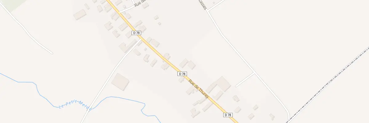 Plan du 20 Rue de Thurey à Saint-Benoît-sur-Seine