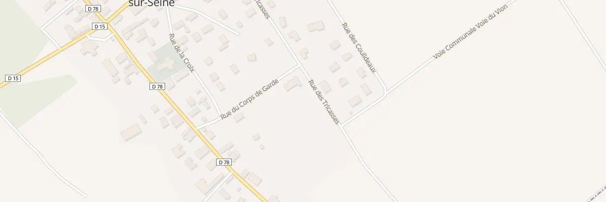 Plan du 24 Rue des Tricasses à Charmoy