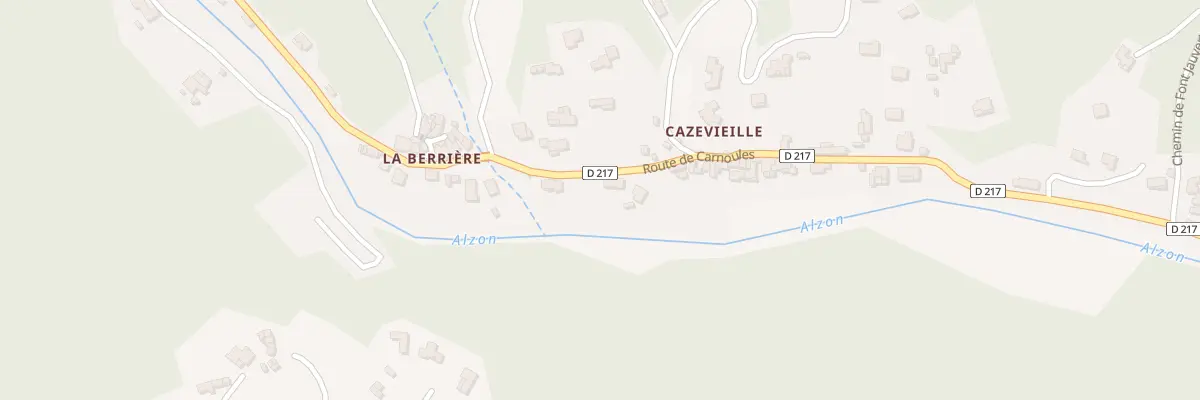 Plan du 1315 Rte de Carnoules à Saint-Jean-du-Pin
