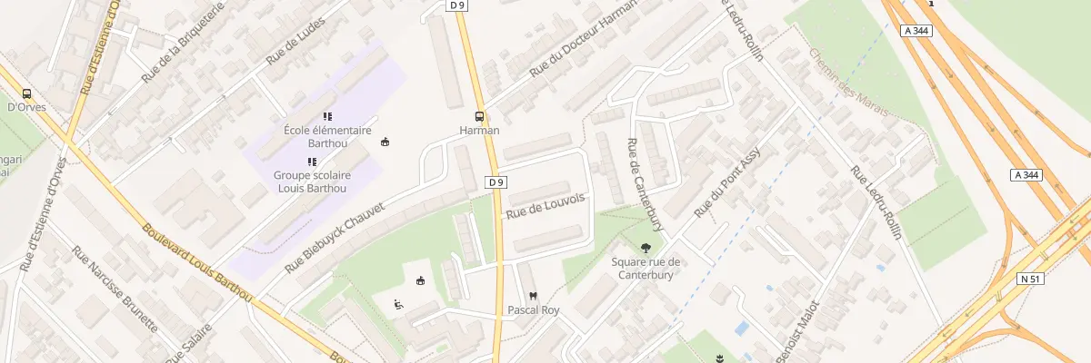 Plan du 71 Rue de Louvois à Reims