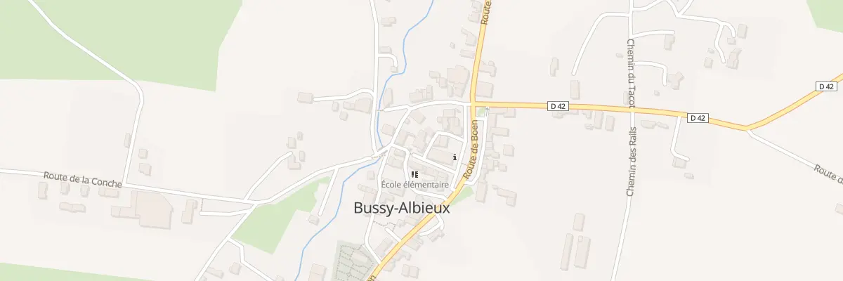 Plan du 5048 Le Bourg à Bussy-Albieux