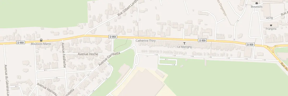 Plan du 125 Rue Eugene Chimot à Boussois
