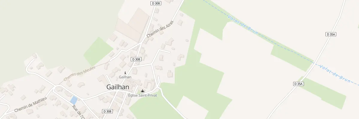 Plan du 5161 Rue Charles Granier à Gailhan