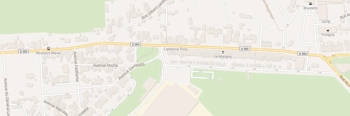 Plan du 123 Rue Eugene Chimot à Boussois