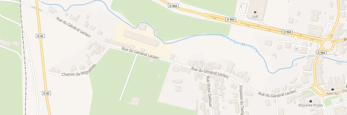 Plan du 44 Rue du Général Leclerc à Fourmies