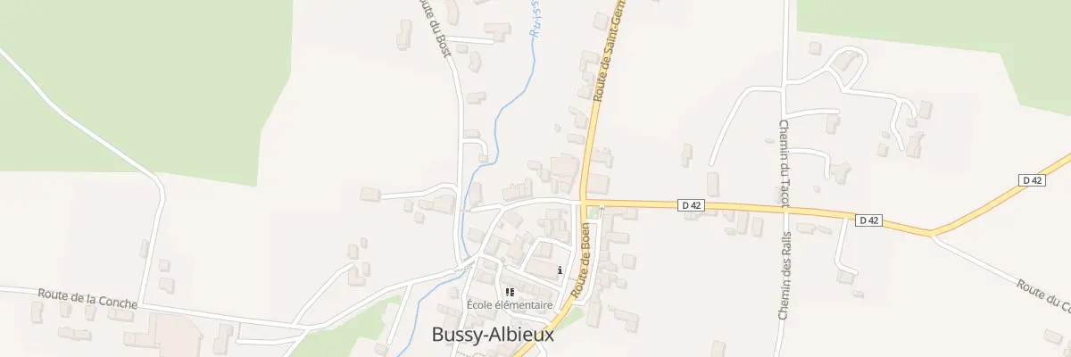 Plan du 30 Rte du Soleil Couchant à Bussy-Albieux