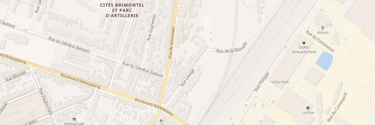 Plan du 155 Rue Lesage à Reims