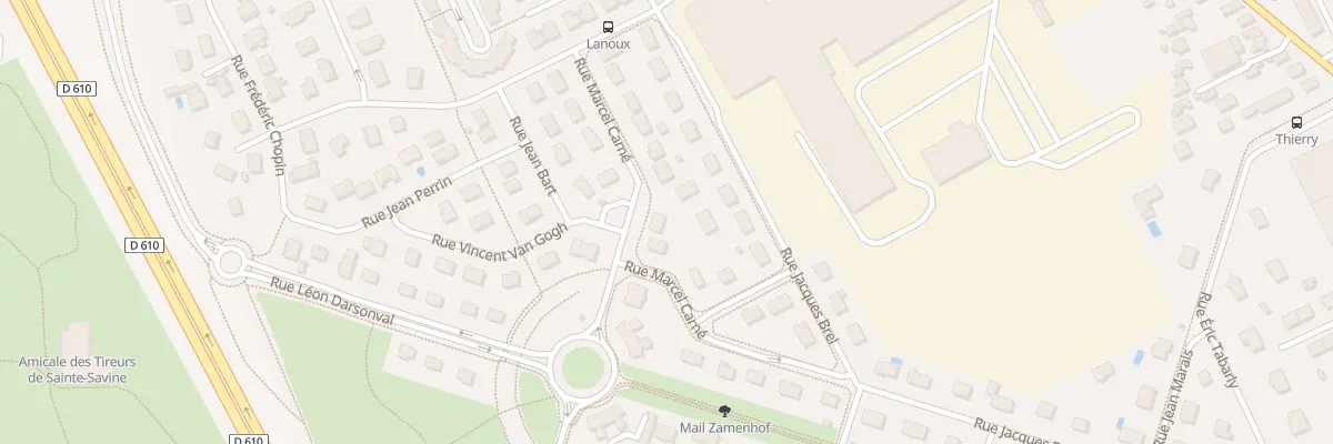 Plan du 15 Rue Marcel Carne à Sainte-Savine