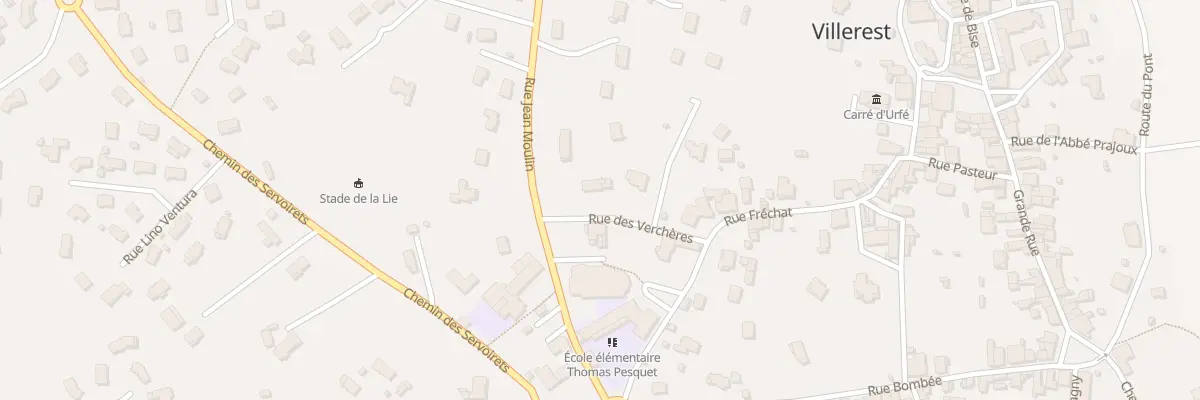 Plan du 2 Rue des Verchères à Villerest