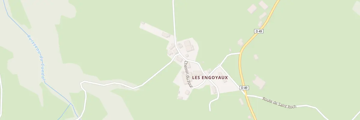 Plan du 5365 Les Engoyaux à Laussonne