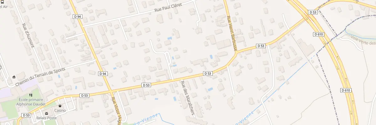 Plan du 22 Rue Jean Jaures à La Rivière-de-Corps
