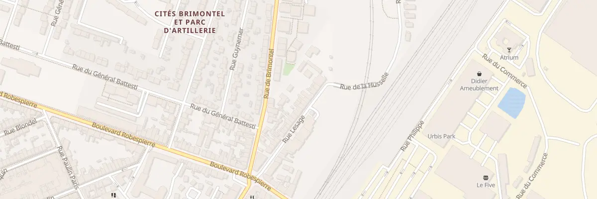 Plan du 159 Rue Lesage à Reims