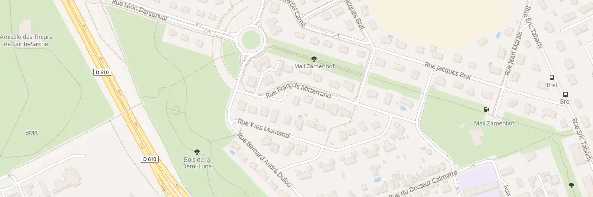 Plan du 2 Rue Francois Mitterand à Sainte-Savine