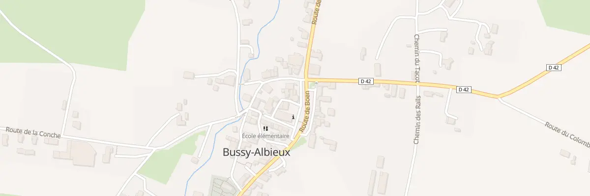 Plan du 2 Pl de la Mairie à Bussy-Albieux