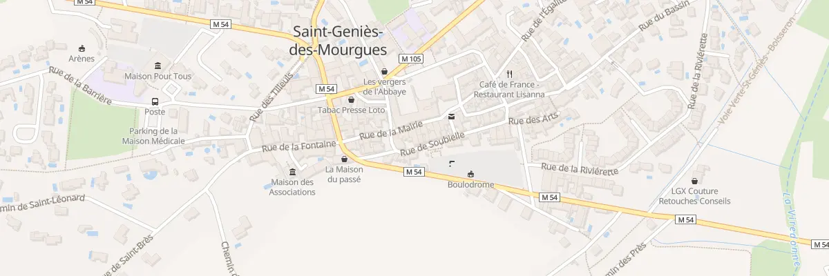 Plan du 88 Rue de la Mairie à Saint-Geniès-des-Mourgues
