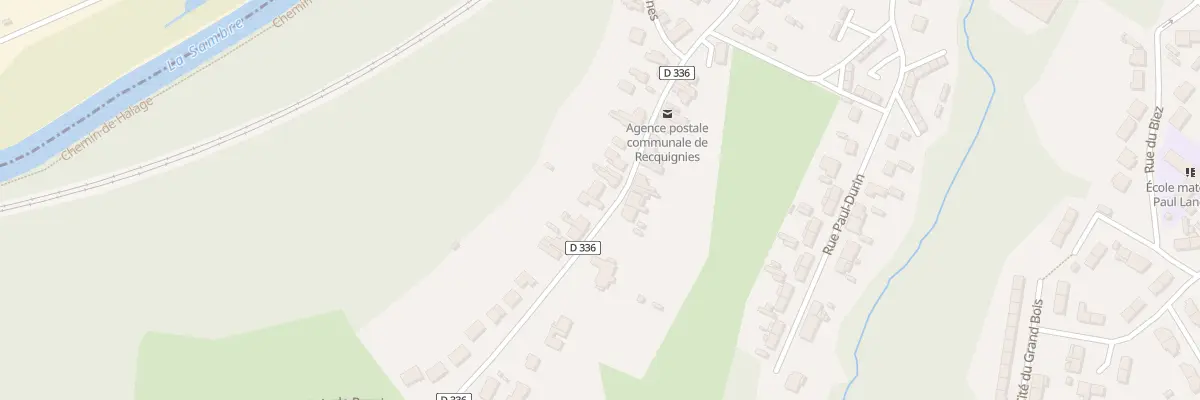 Plan du 46A Rue Paul Ronval à Recquignies
