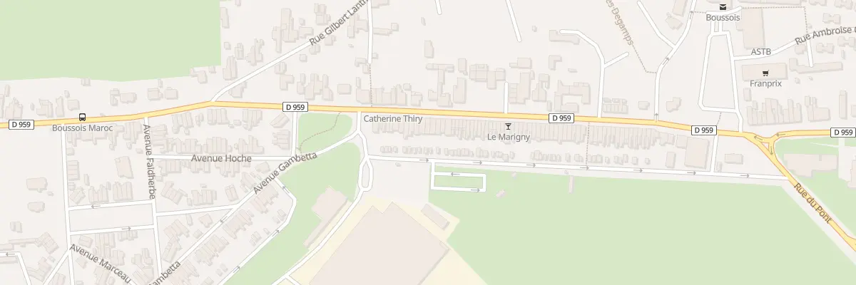 Plan du 109 Rue Eugene Chimot à Boussois