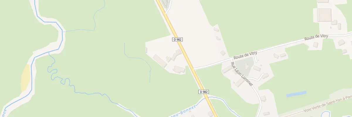 Plan du 7 Rte de Digoin à Saint-Yan