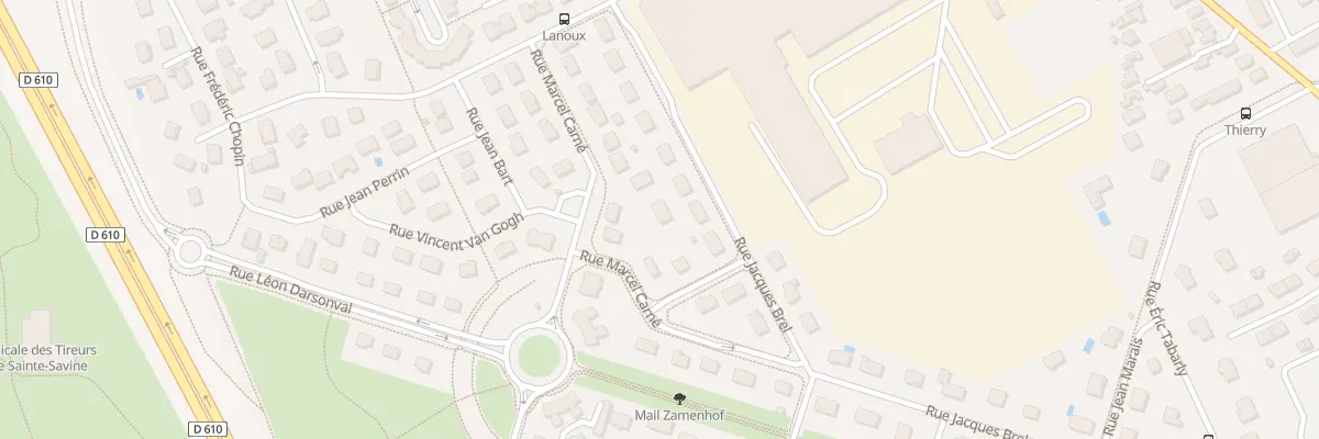 Plan du 19 Rue Marcel Carne à Sainte-Savine