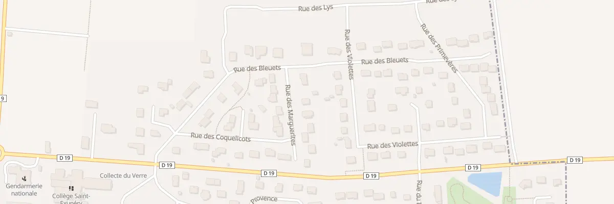 Plan du 12 Rue des Marguerites à Avize