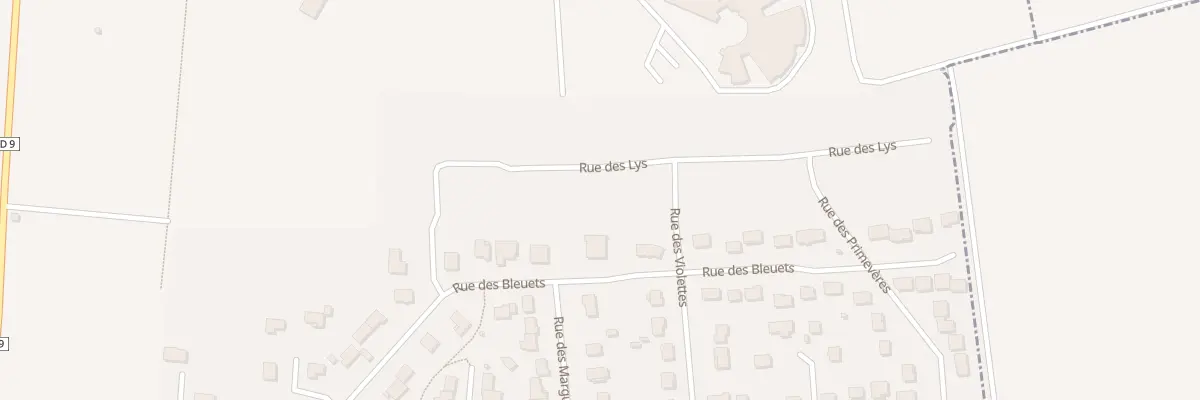 Plan du 10 Rue des Lys à Avize