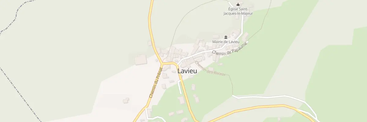 Plan du 2 Mte du Bourg à Lavieu
