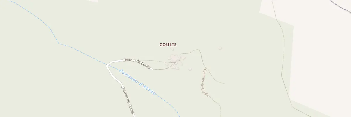 Plan du 5064 Coulis à Bonnevaux