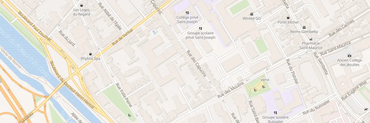Plan du 144 Rue des Capucins à Reims