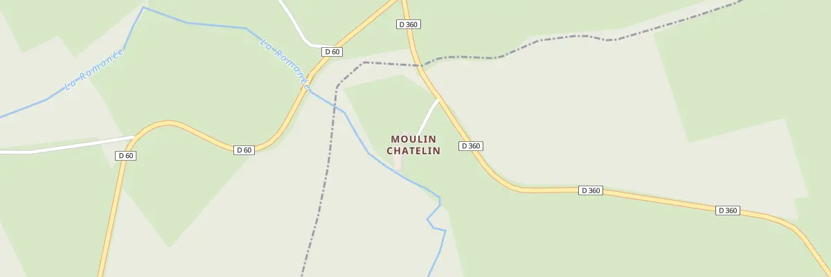 Plan du 172A Moulin Chatelin à Cussy-les-Forges