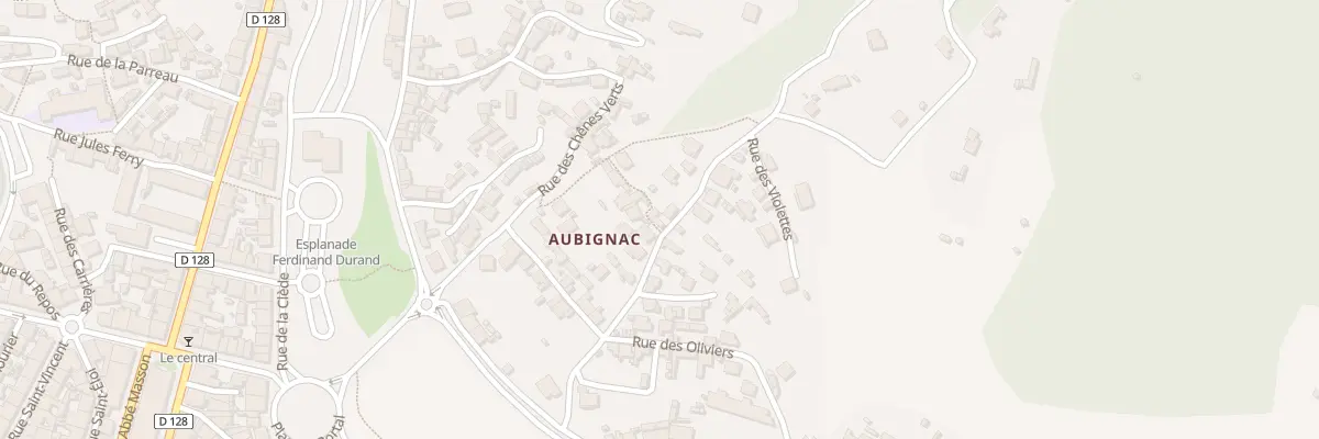 Plan du 9 Rue d’Aubignac à La Grand-Combe
