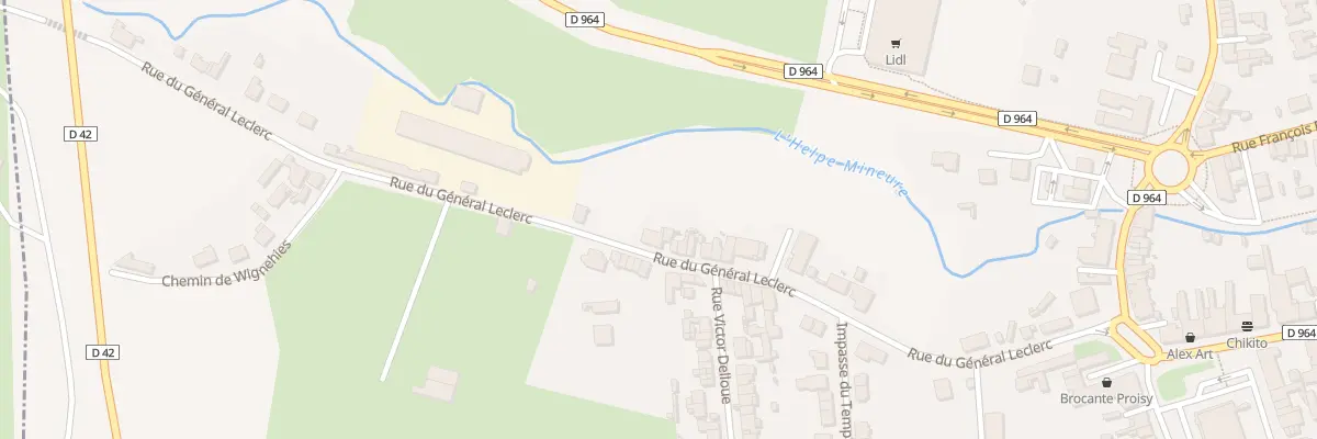 Plan du 38 Rue du Général Leclerc à Fourmies