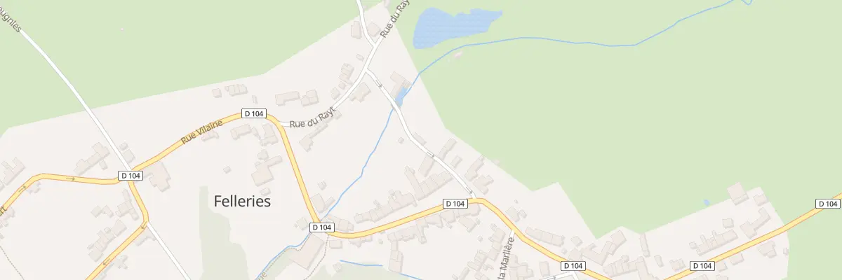 Plan du 16 Rue du Rayt à Felleries