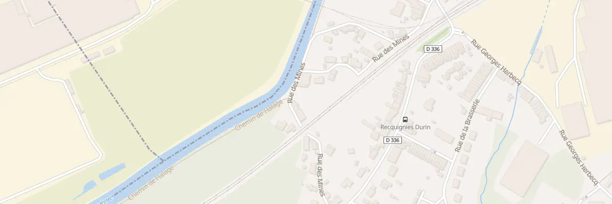 Plan du 25 Rue des Mines à Recquignies