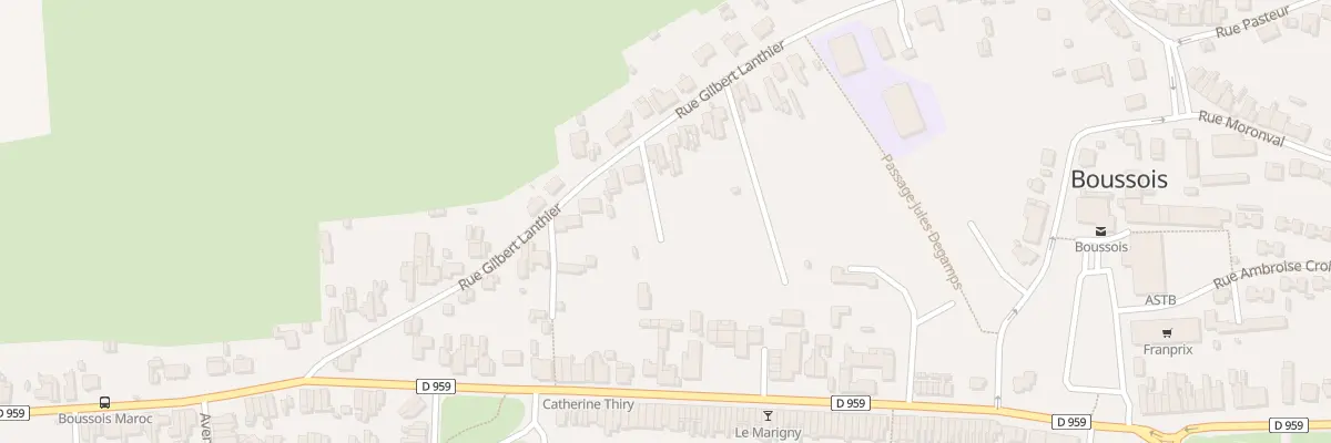 Plan du 37 Rue Gilbert Lanthier à Boussois