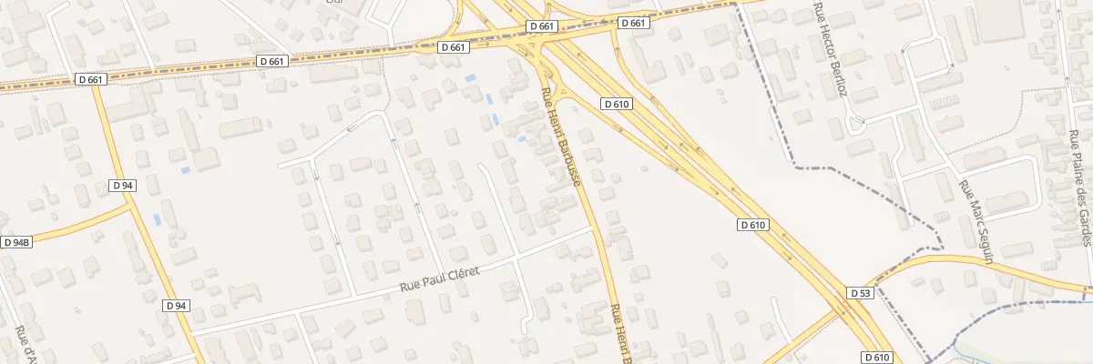 Plan du 23 Rue Henri Barbusse à La Rivière-de-Corps