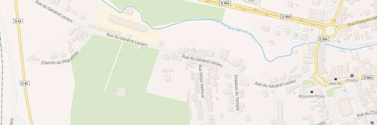 Plan du 33 Rue du Général Leclerc à Fourmies