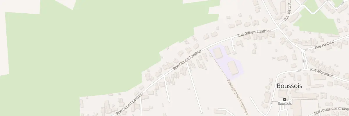 Plan du 20 Rue Gilbert Lanthier à Boussois