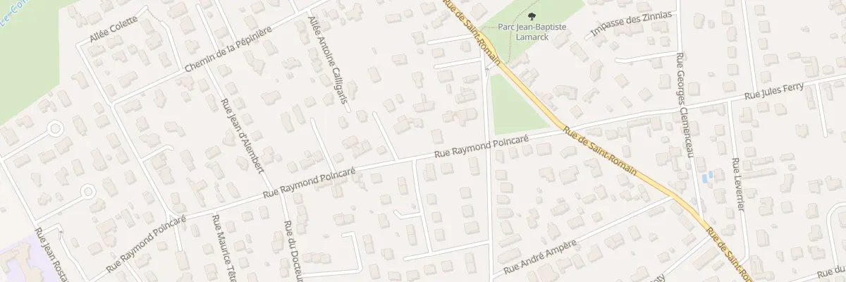 Plan du 150 Rue Raymond Poincaré à Riorges