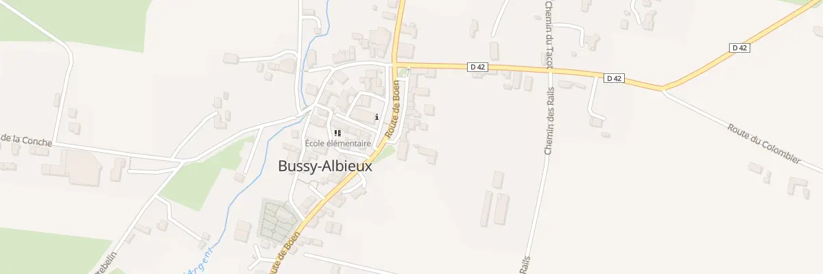 Plan du 81 Pl des Promenades à Bussy-Albieux