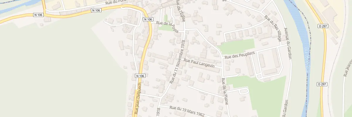 Plan du 5228A Rue du 11 Novembre 1918 aux Salles-du-Gardon