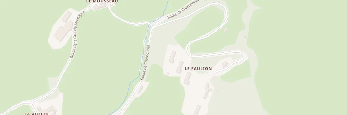 Plan du 5001P Le Faulion à Cuzy