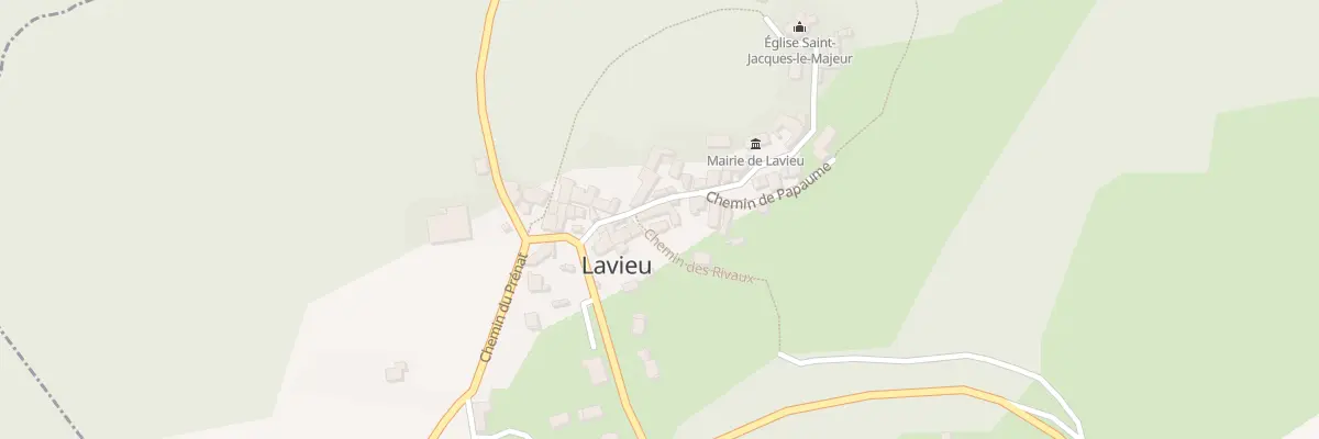 Plan du 1 Che des Rivaux à Lavieu