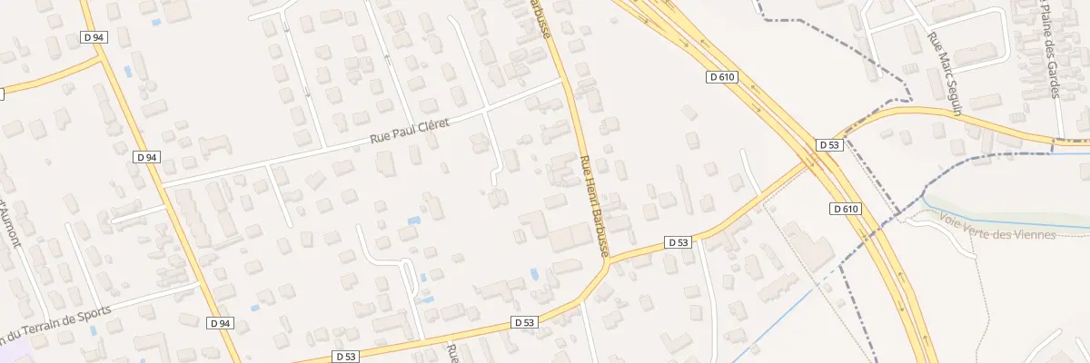 Plan du 3 Rue Henri Barbusse à La Rivière-de-Corps