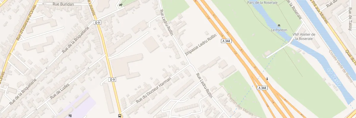 Plan du 110 Rue Ledru-Rollin à Reims